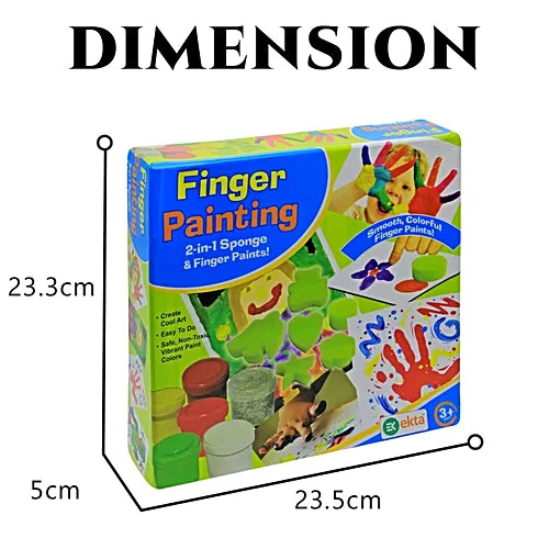 Ekta FINGER PAINTING Kit for Kids