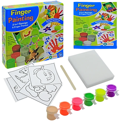 Ekta FINGER PAINTING Kit for Kids