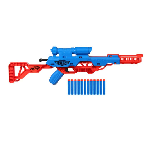 NERF Alpha Strike Wolf LR-1 Toy Blaster with Targeting Scope