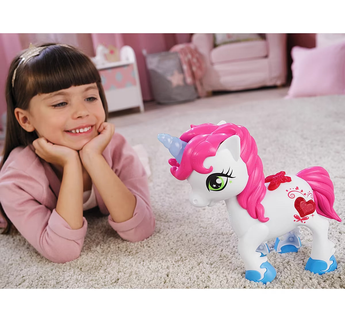 Dragon-I Toys Little Unicorn Touch & Talk, Make Unicorn Sounds
