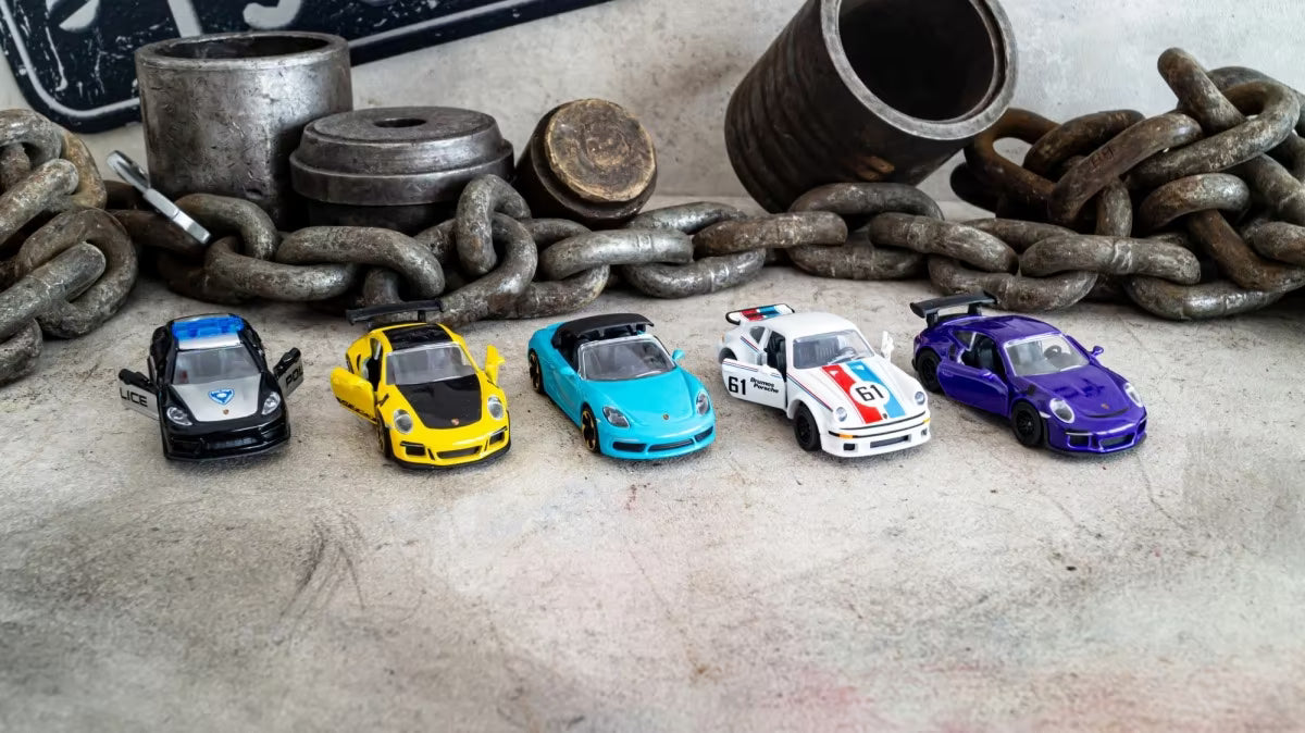 Majorette Licensed Porsche 5 Pieces Gift pack
