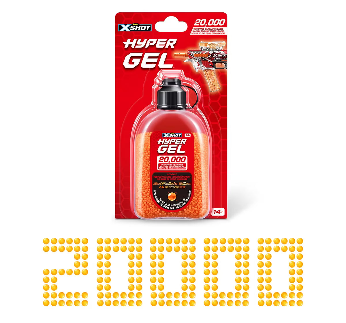 Zuru X-shot Hyper Gel Gellet Refill 20k Pcs