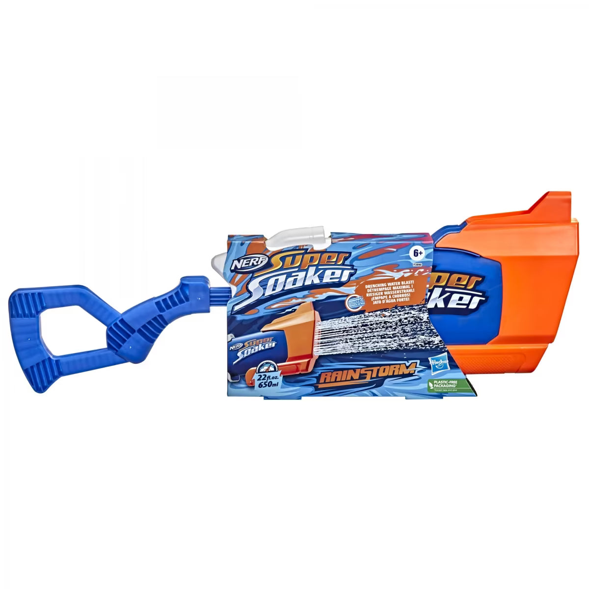 Nerf Super Soaker Rainstorm Water Blaster, Outdoor Water Blasting Fun Gun