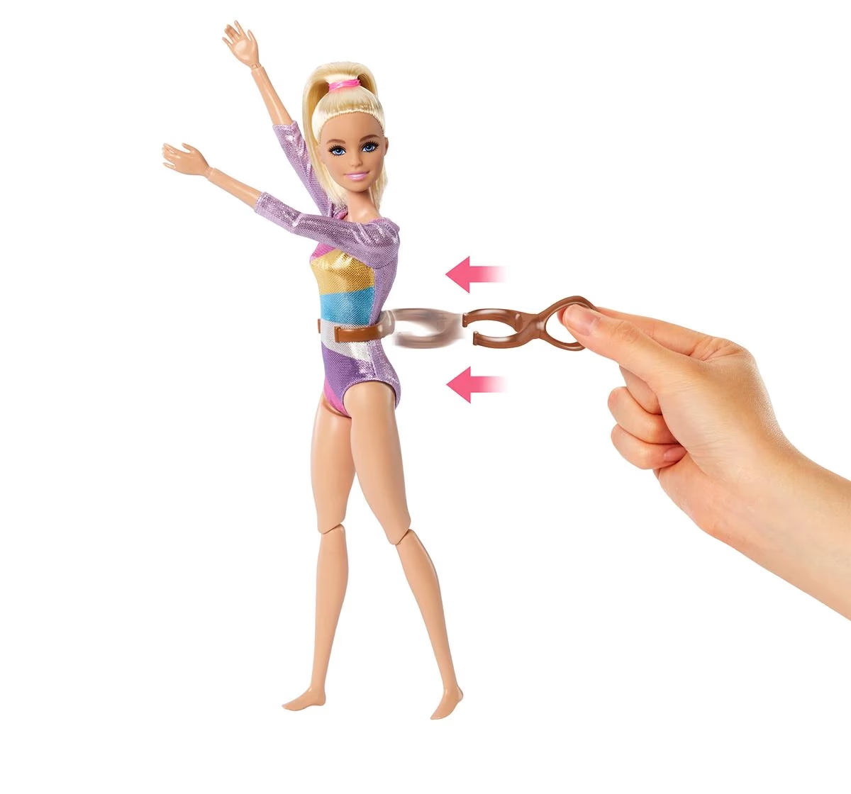Barbie Gymnastics Doll & Accessories, Playset with Blonde Fashion Doll