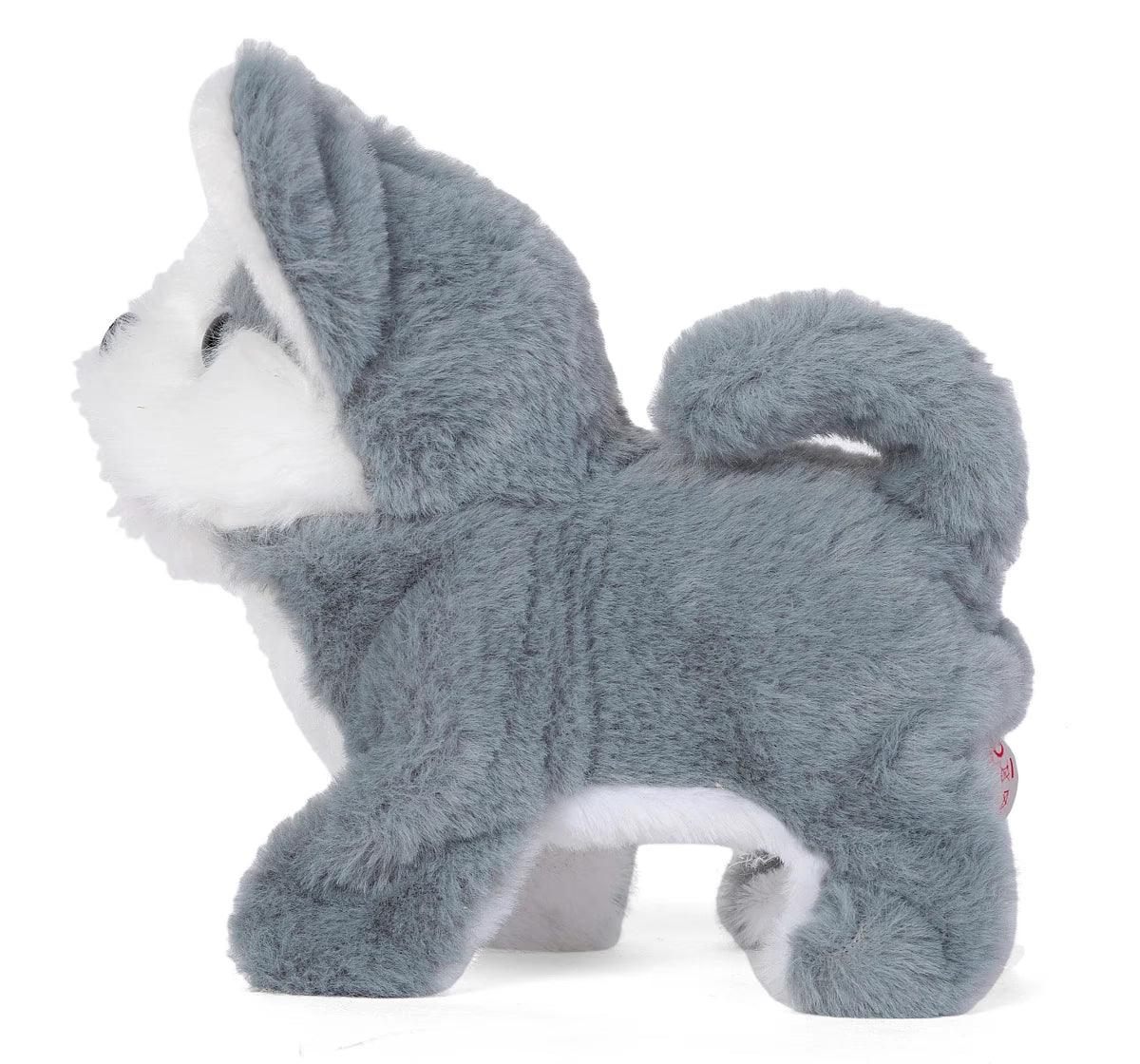 Rowan Fuzzbuzz Milo Walking Dog Stuffed Toy, Cute Plushie
