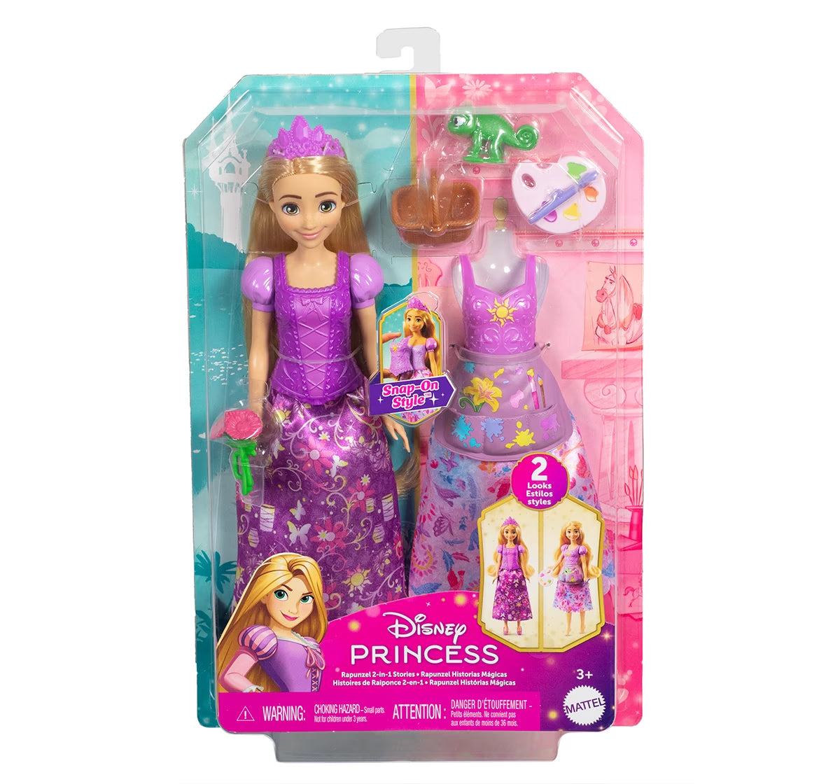 Disney Princess Fashion Storytelling Doll 2 in 1Assortment