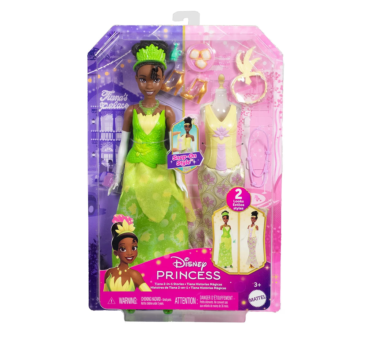 Disney Princess Fashion Storytelling Doll 2 in 1Assortment