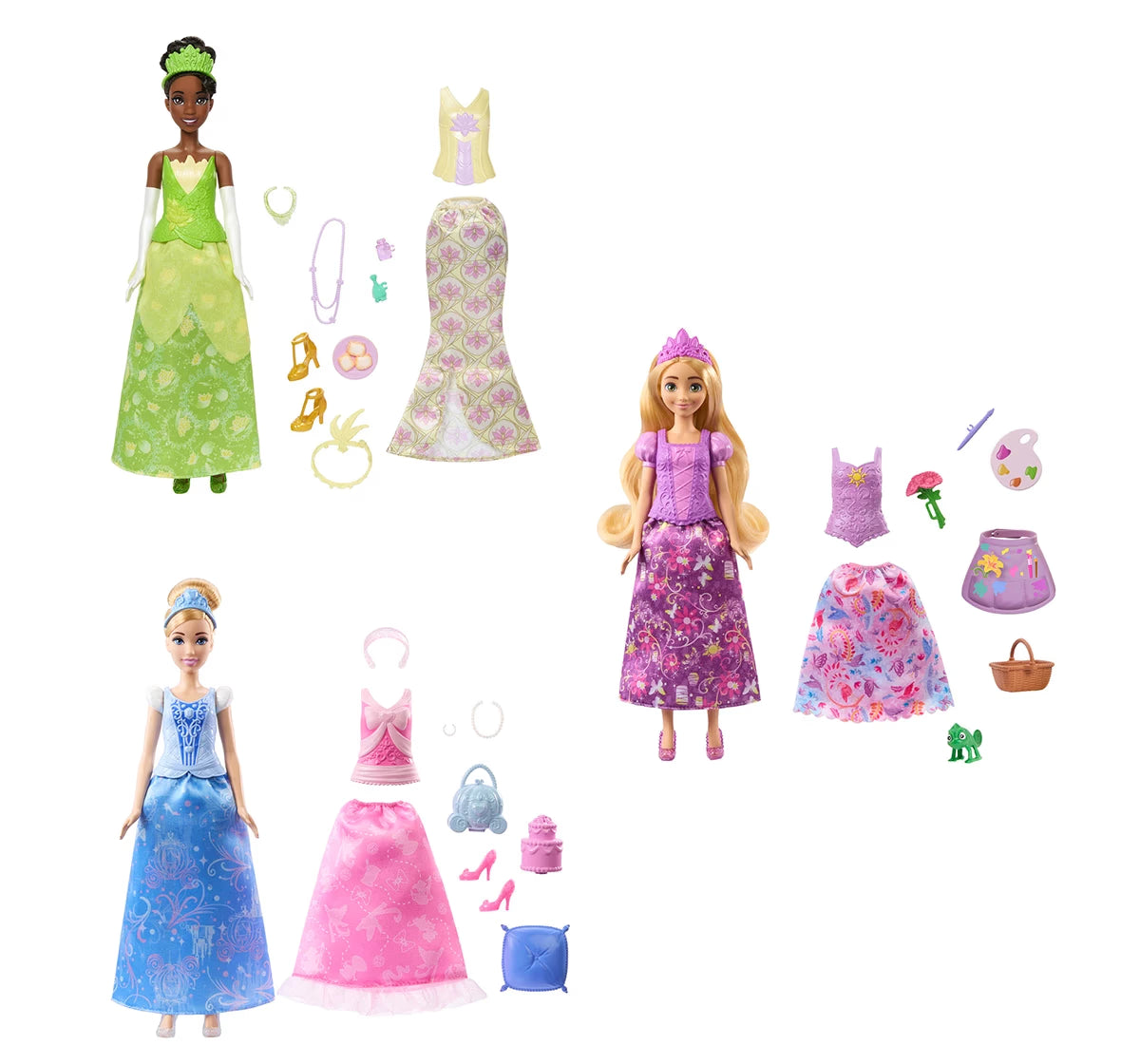 Disney Princess Fashion Storytelling Doll 2 in 1Assortment