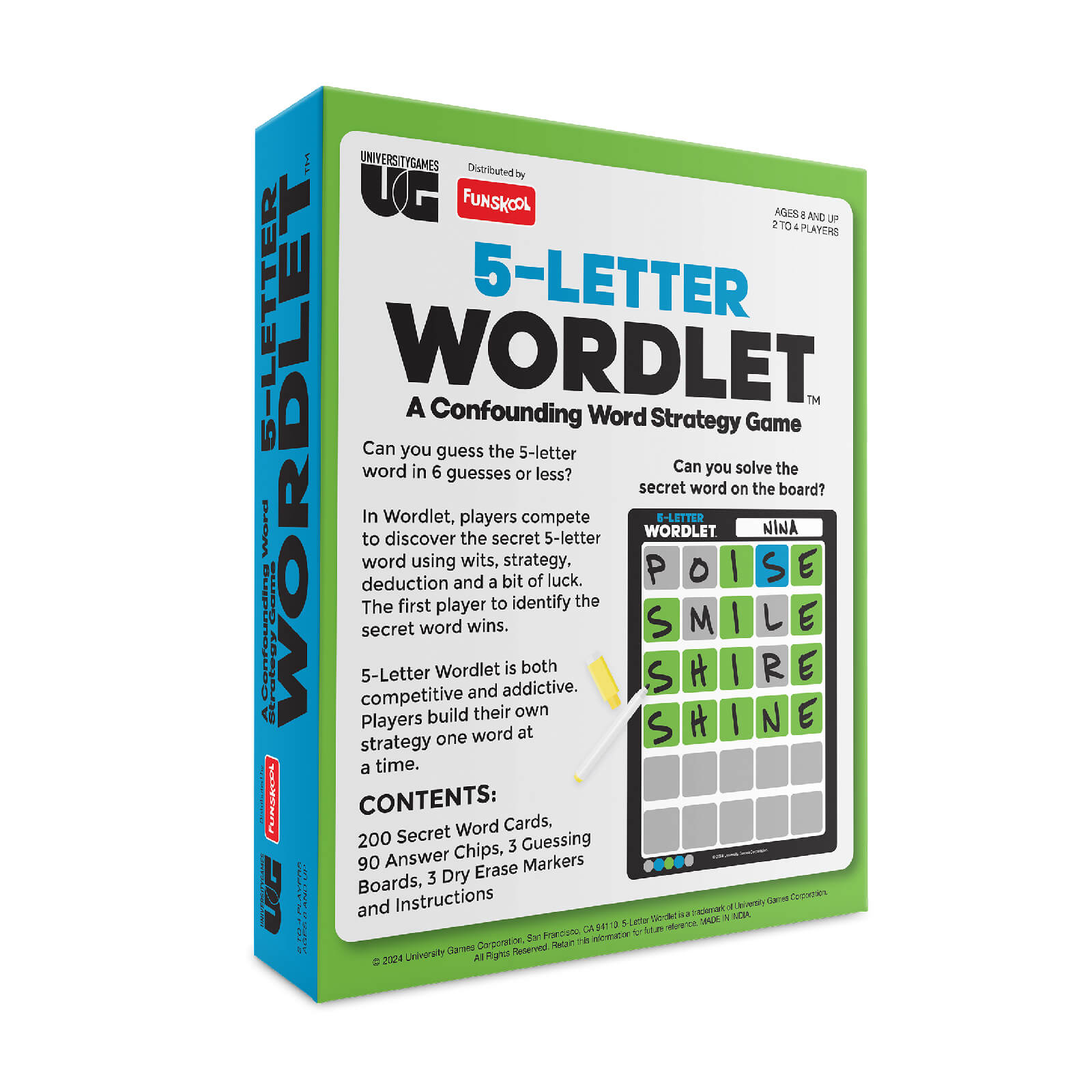 University Games 5 Letter Word Let Game