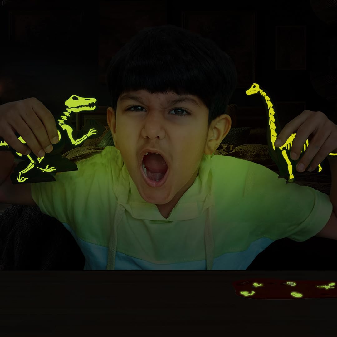 Imagimake Mapology Glow in The Dark Dinos & Egg (Orange)