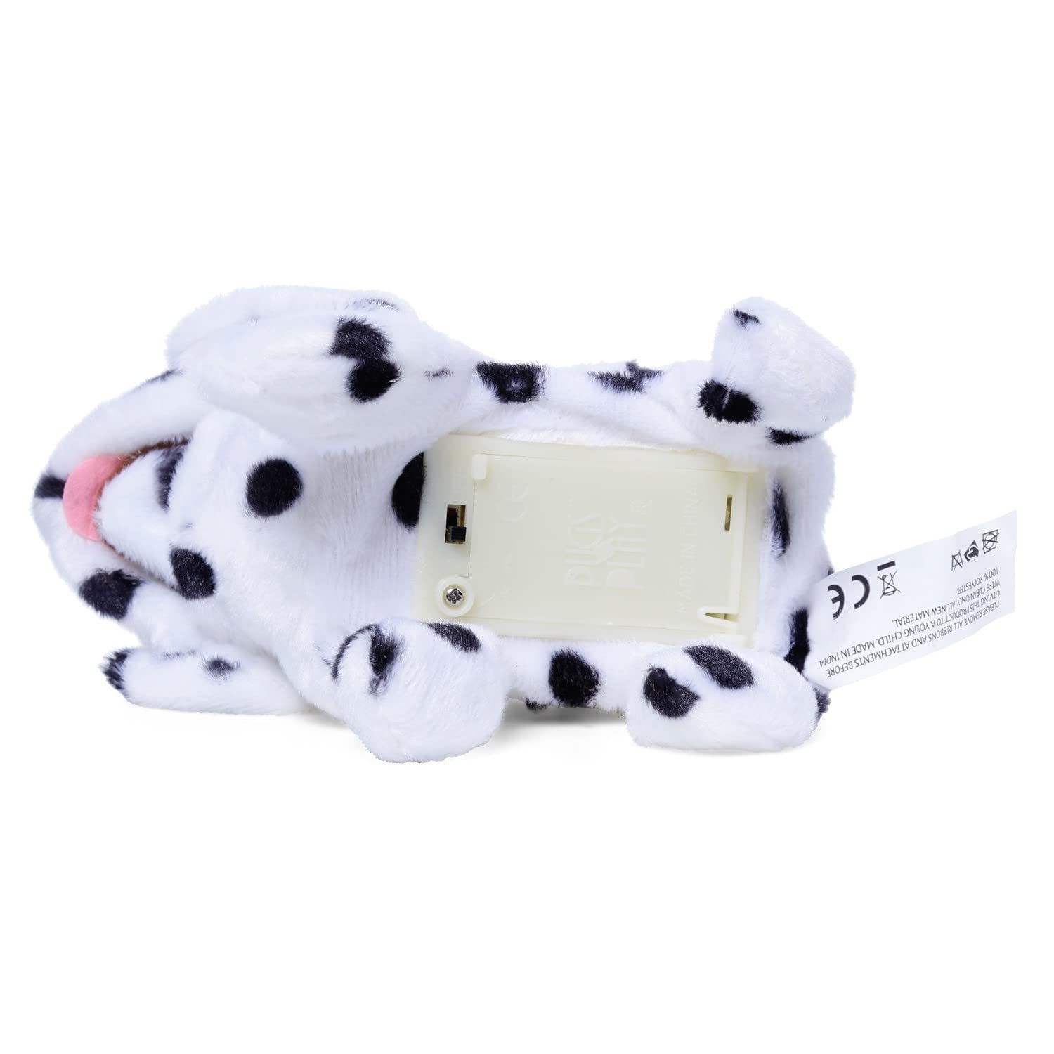 Rowan Fuzzbuzz Ms. Spotty Walking Dog Stuffed Toy, Cute Plushie