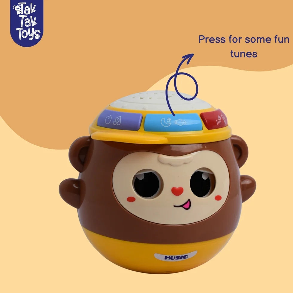 Tak Tak Toys Jungle Beats - Musical Monkey Toy with Lights
