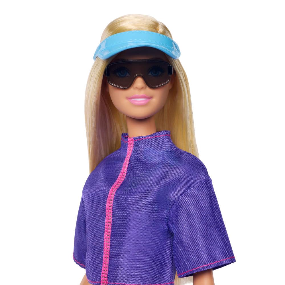 Barbie “Malibu” Outdoor Adventures Fashion Doll Wearing Adventure Outfit, with 10+ Camping-Themed Accessories Including Pet Puppy