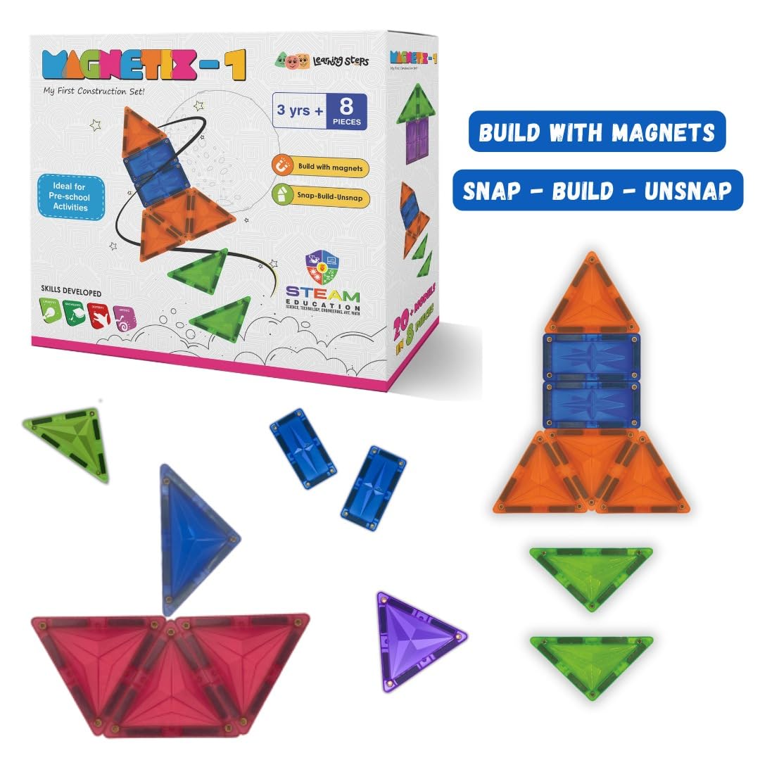 Zephyr Learning Steps - Magnetix-1 Child's First Construction Set