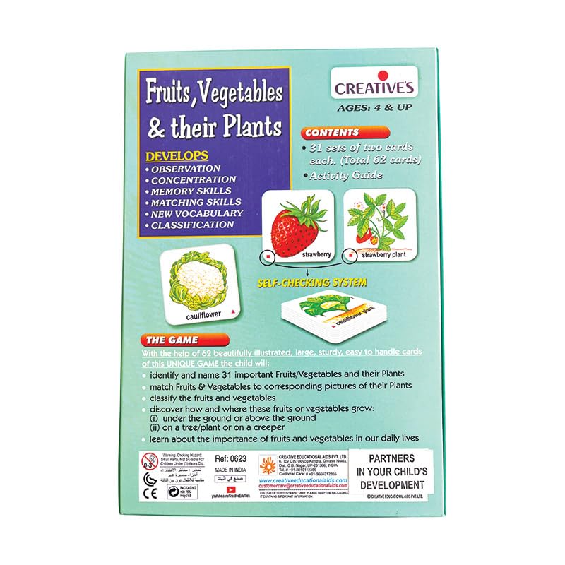 Creative's Fruits Vegetables & Their Plants, Learning & Educational