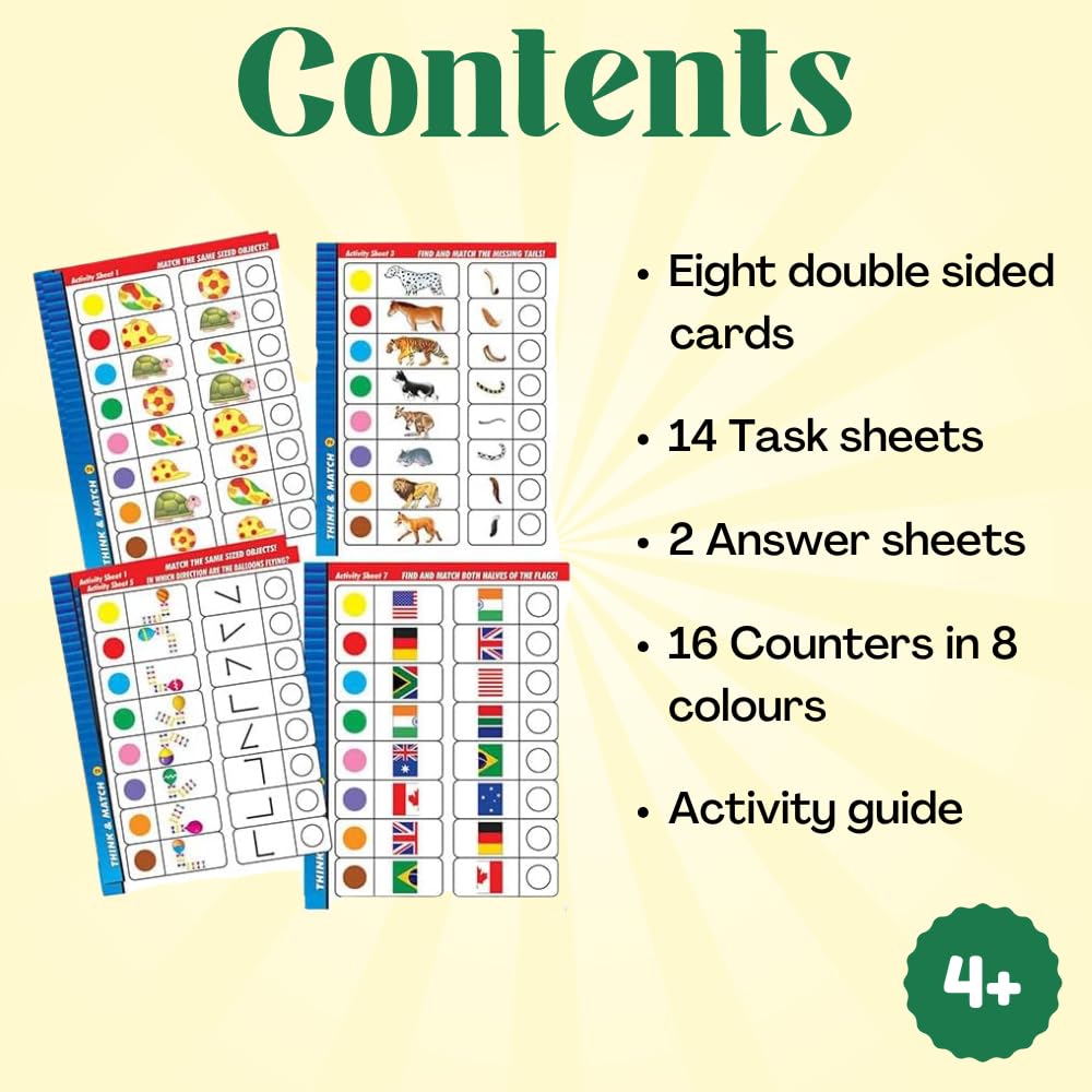 Creative Educational Aids P. Ltd. - Think And Match Part-2 Board Game
