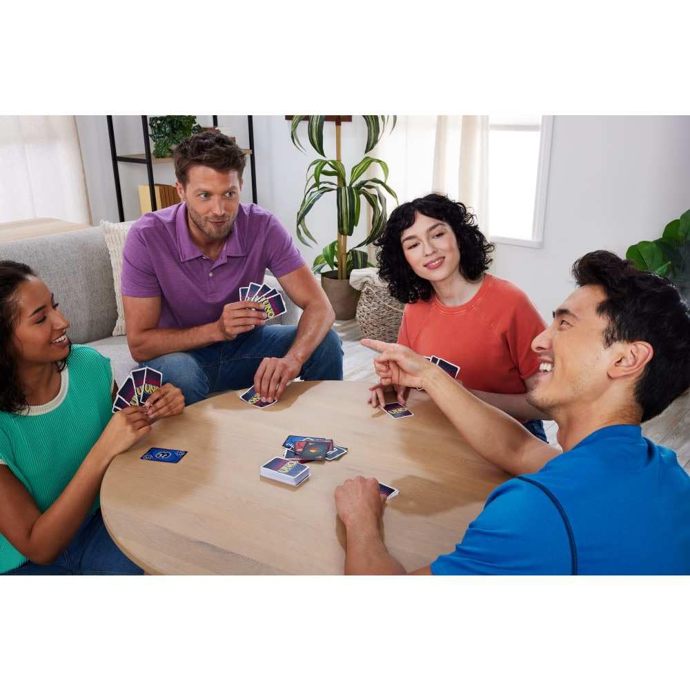 Mattel Games Liar’s UNO Card Game for Adults, Kids, Families, Parties & Game Nights, Outwit Other Players with Bluffing & Trickery
