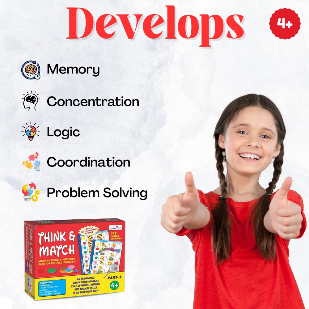 Creative Educational Aids P. Ltd. - Think And Match Part-2 Board Game