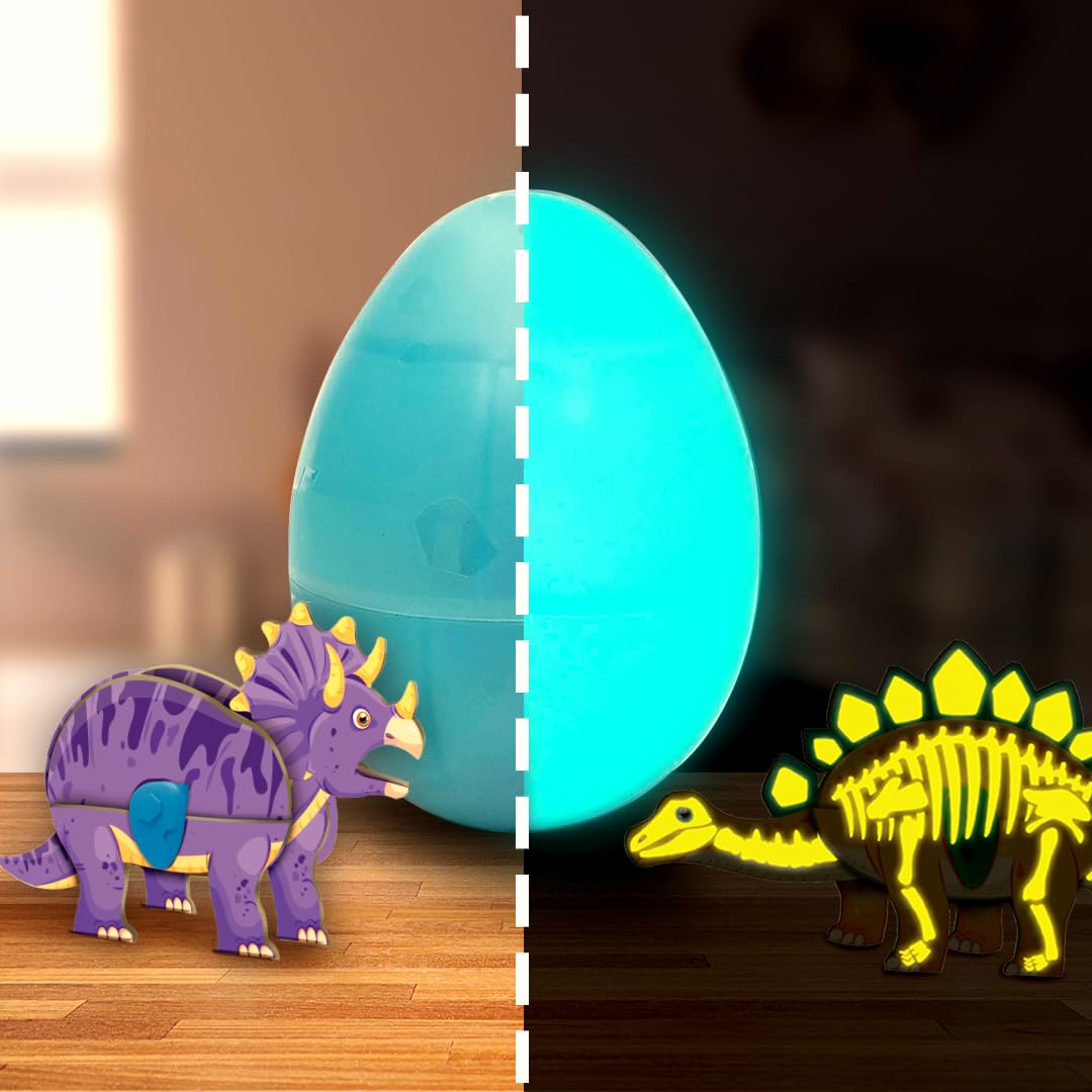 Imagimake Mapology Glow in The Dark Dinos & Egg (Blue)