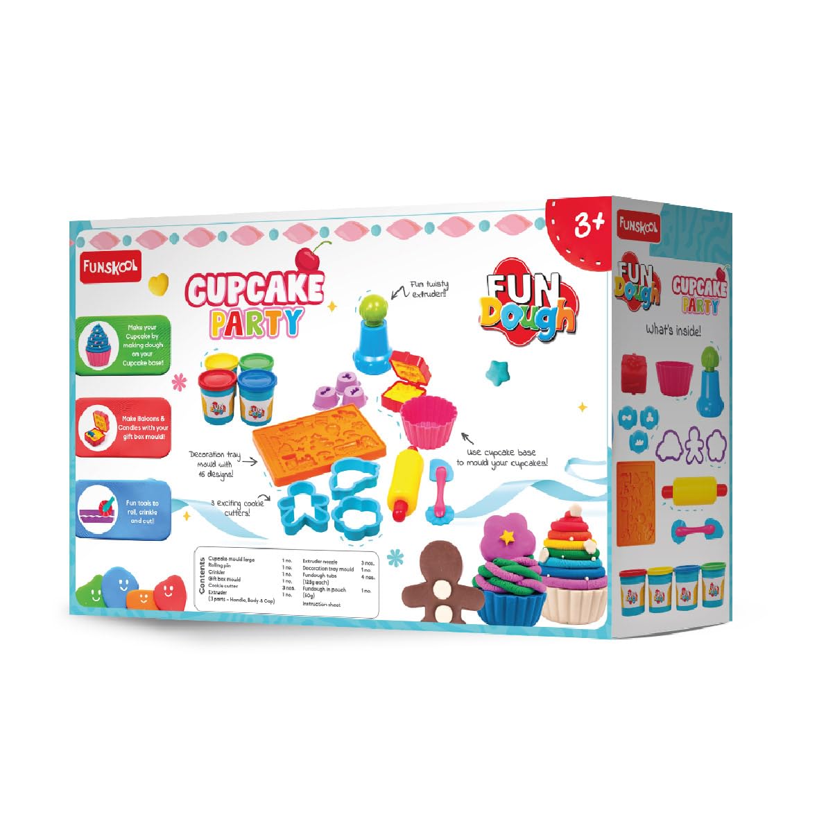 Funskool Fundough Cupcake Party, Play Set for Kid