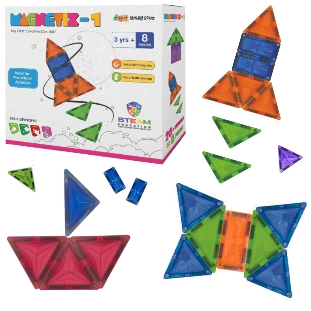 Zephyr Learning Steps - Magnetix-1 Child's First Construction Set