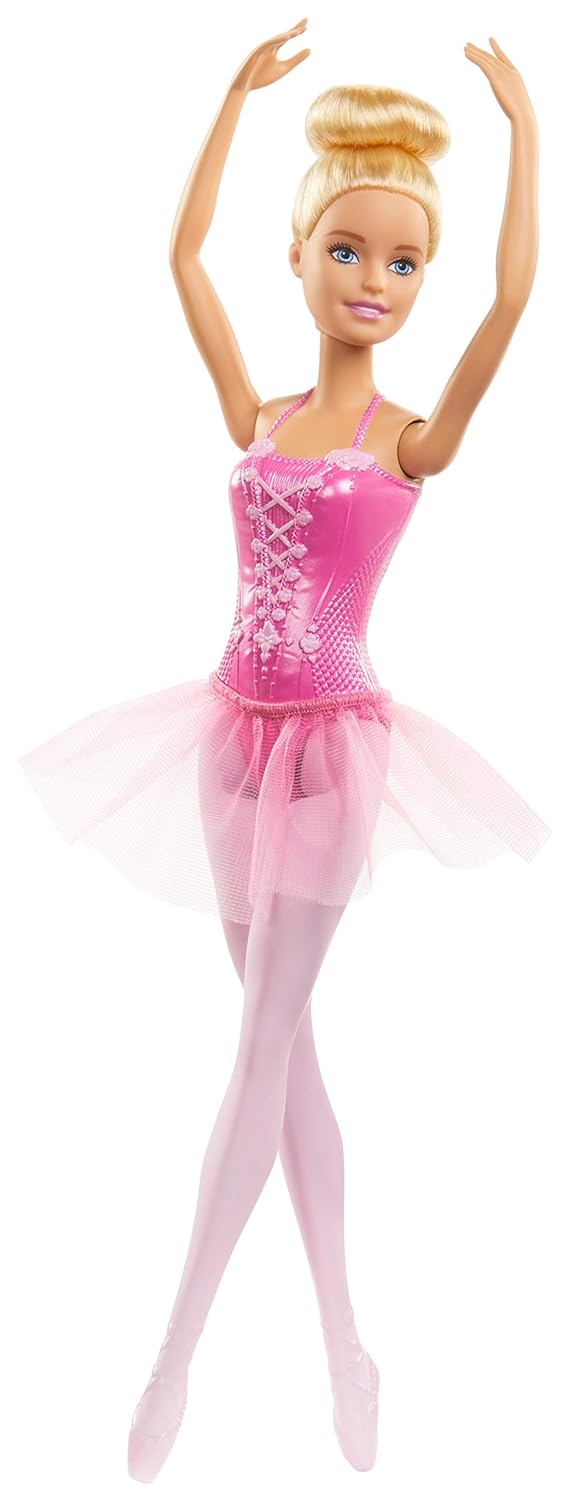Barbie Ballerina Doll with Ballerina Outfit, Tutu, Sculpted Toe Shoes and Ballet-Posed Arms