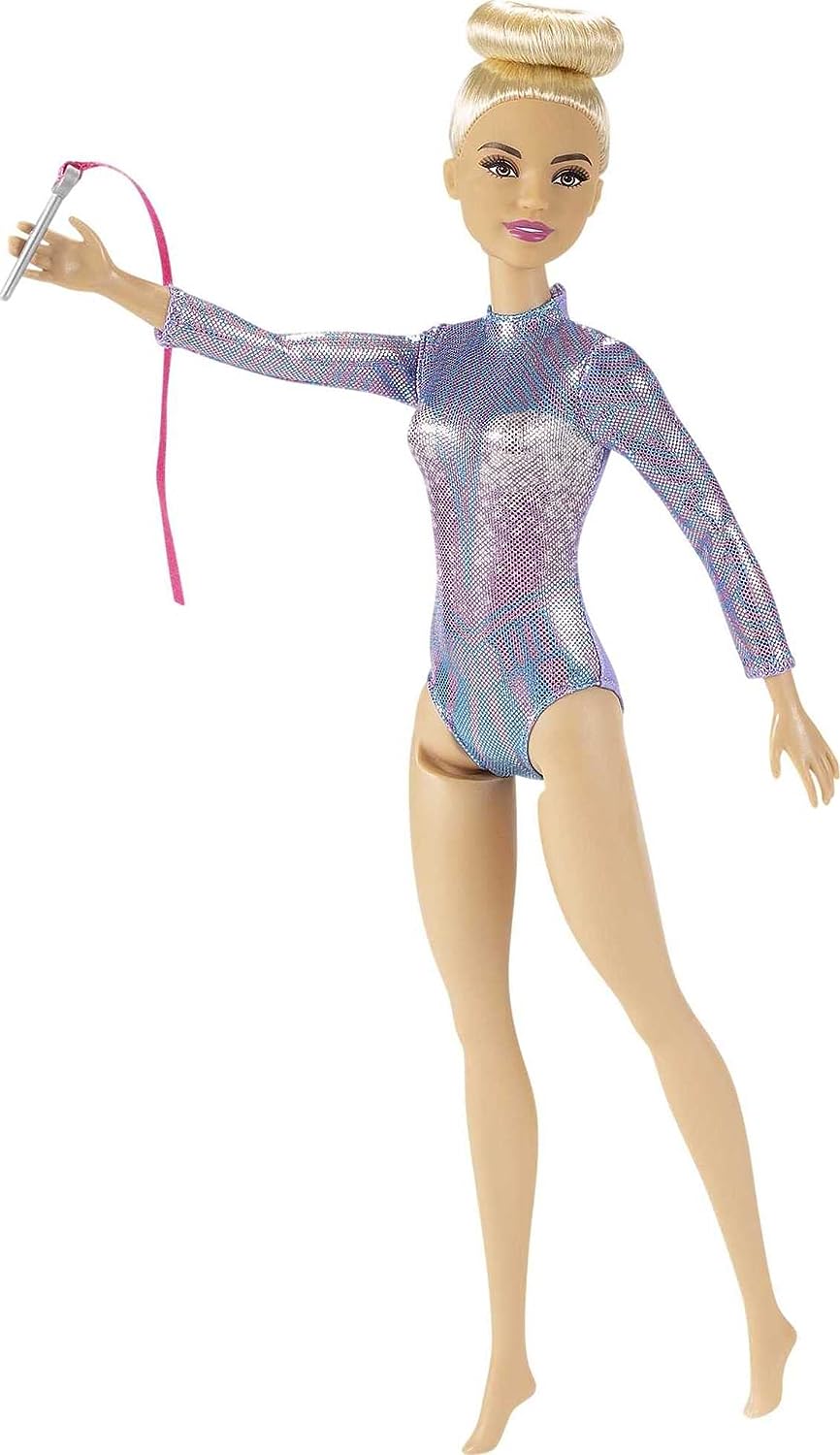 Barbie Rhythmic Gymnast 12 Inch Fashion Doll with Blonde Hair & Brown Eyes