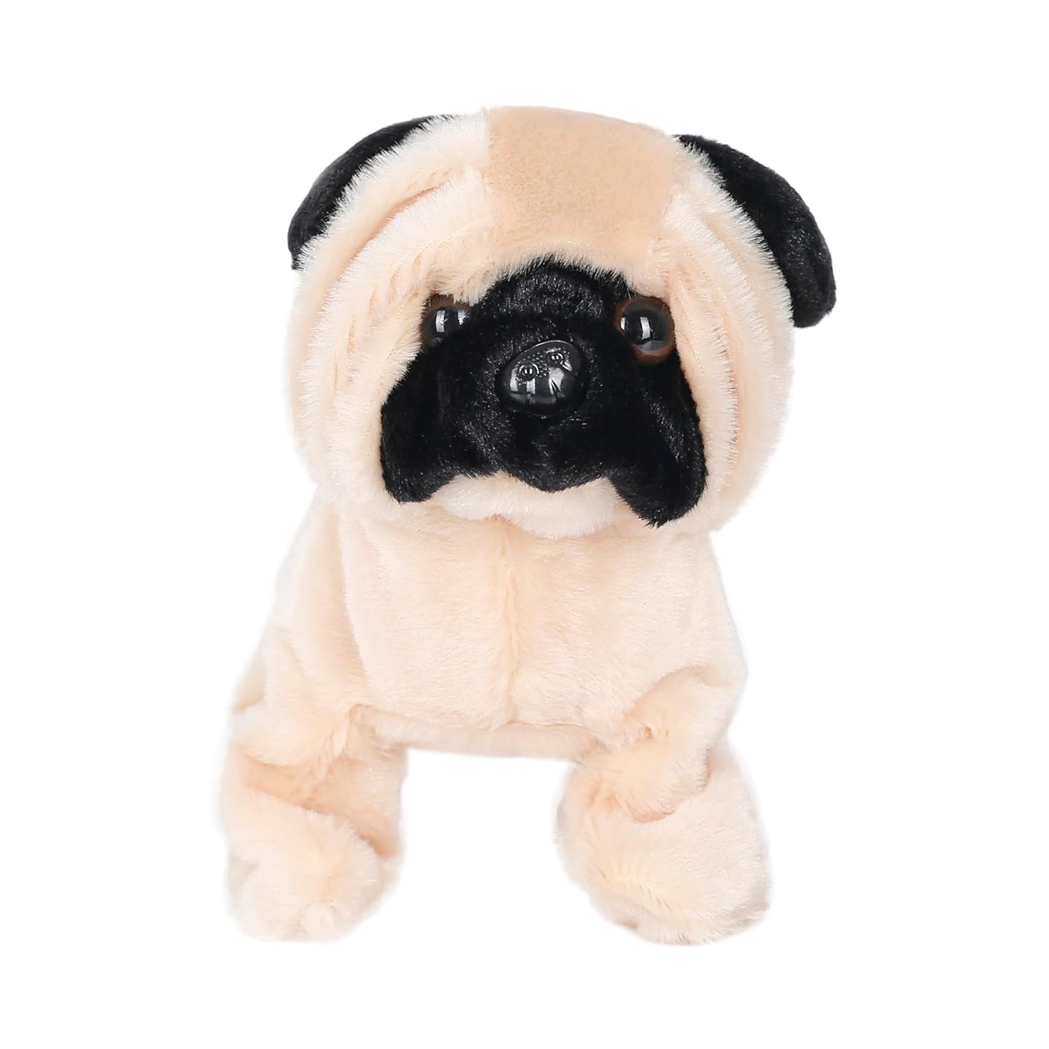 Rowan Fuzzbuzz Peanut Walking Dog Stuffed Toy, Cute Plushie
