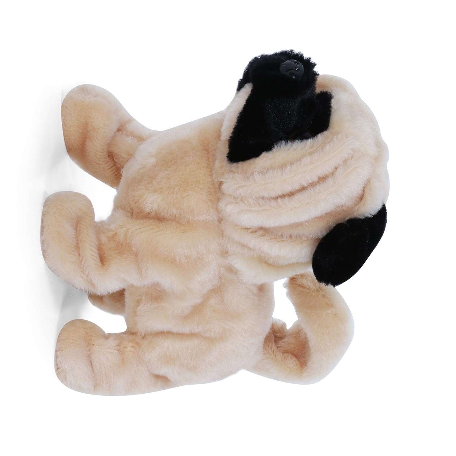 Rowan Fuzzbuzz Peanut Walking Dog Stuffed Toy, Cute Plushie