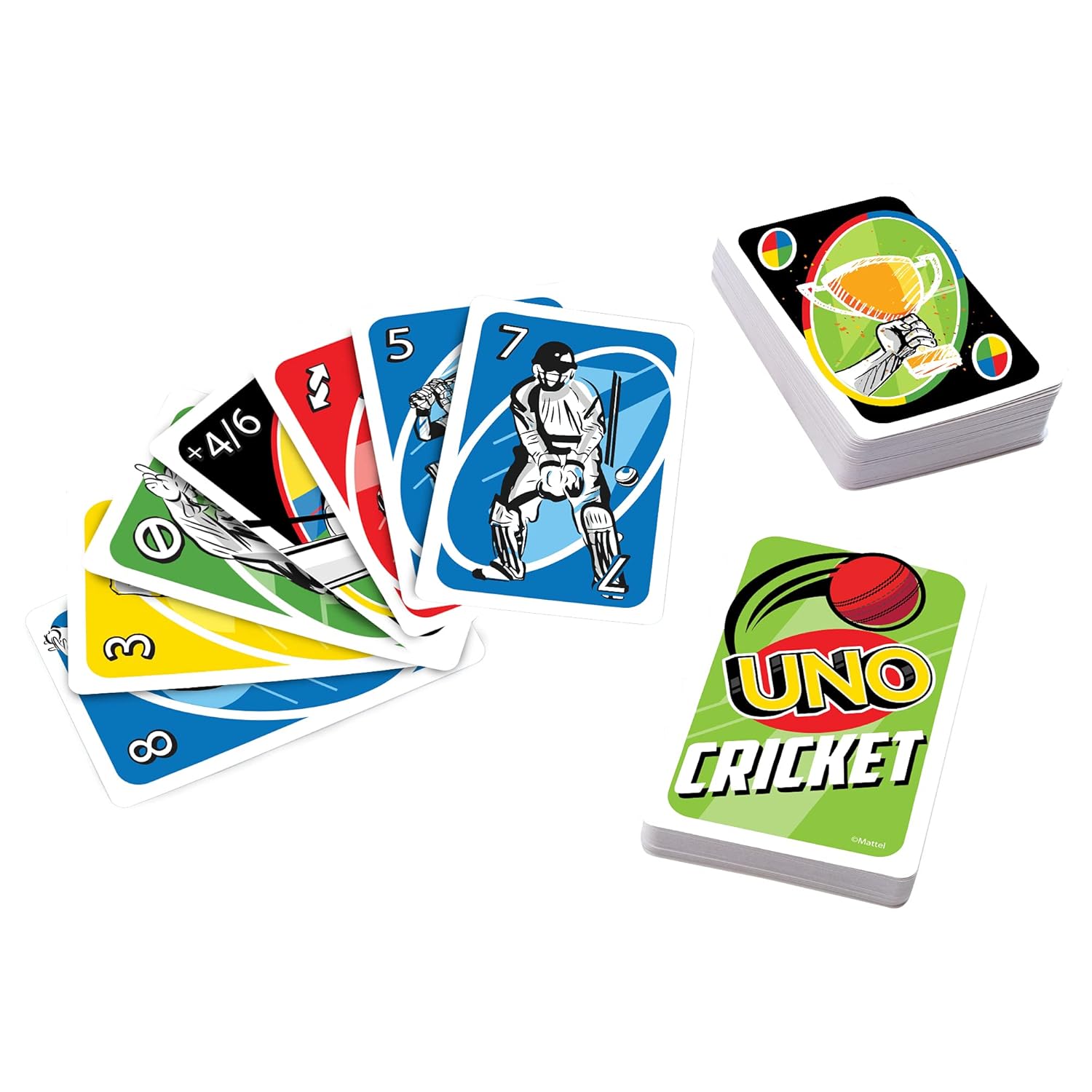 Mattel Games UNO Cricket Card Game for kids