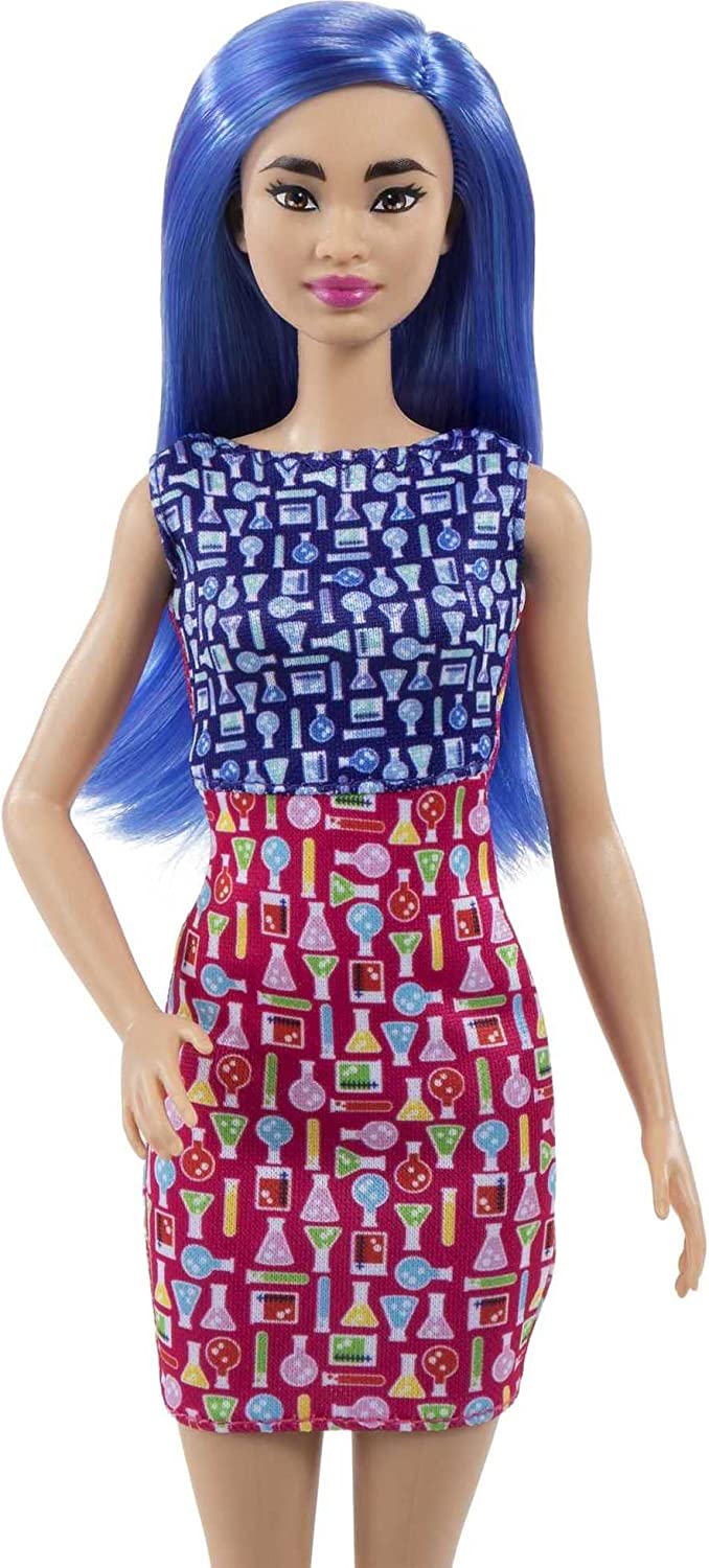 Barbie 12 Inch Blue Hair Scientist Doll & Accessories