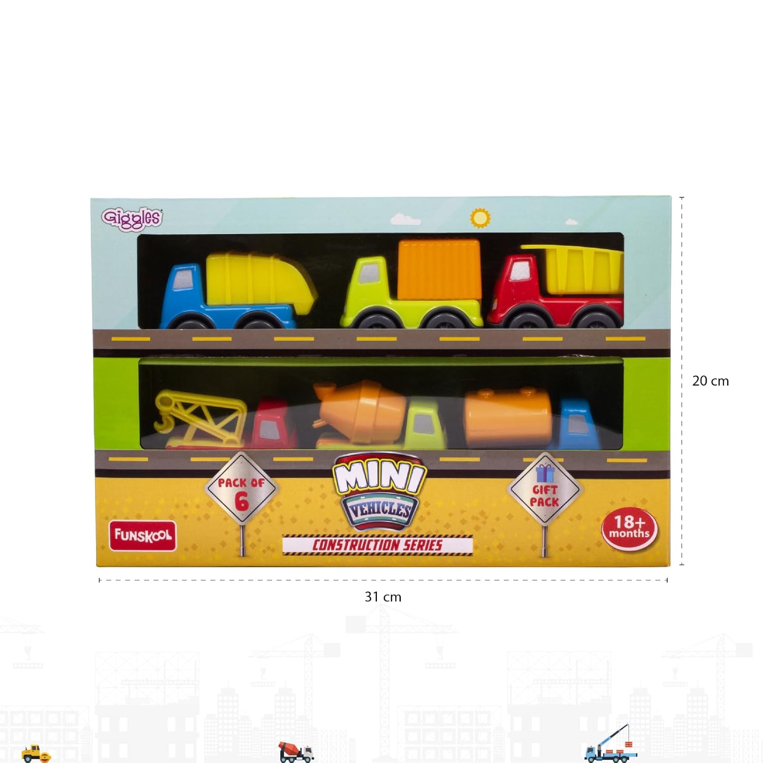 Giggles Mini Vehicles Construction Series
