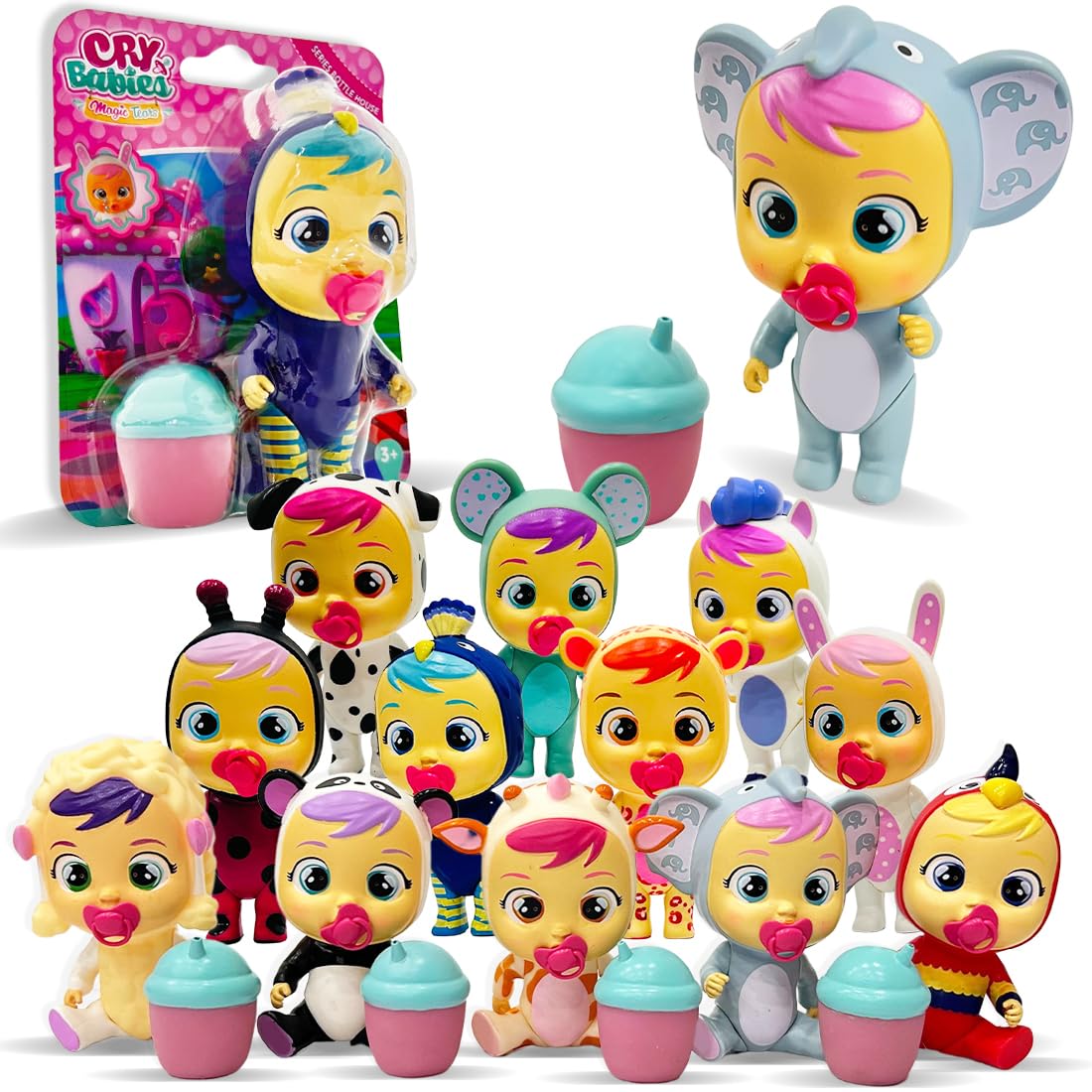 Cry Babies Magic Tears Series Bottle House, Multicolor Assortment