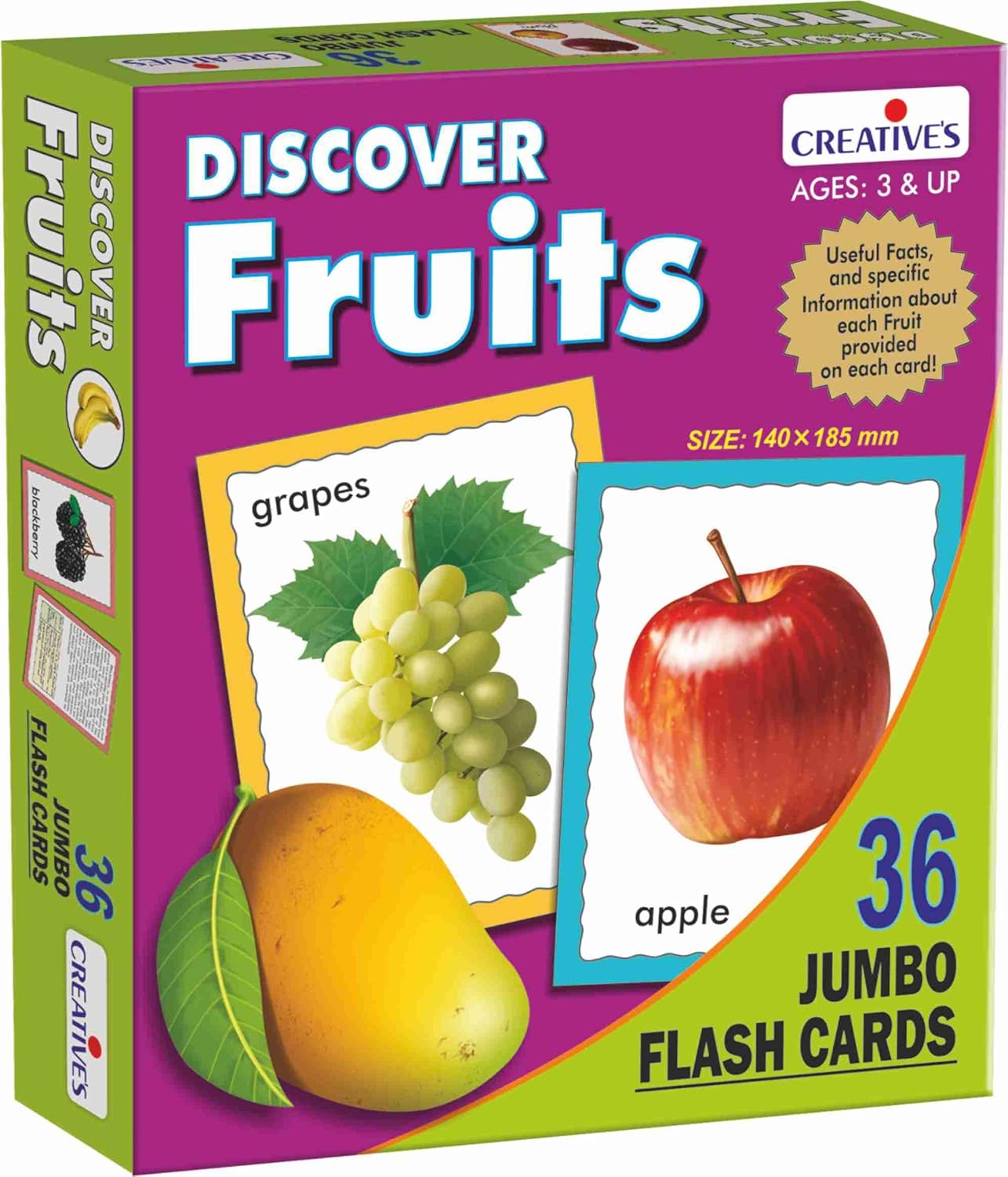 Creative's Discover Fruits, Discover Fruit Name and Useful Facts and Information About The Fruits