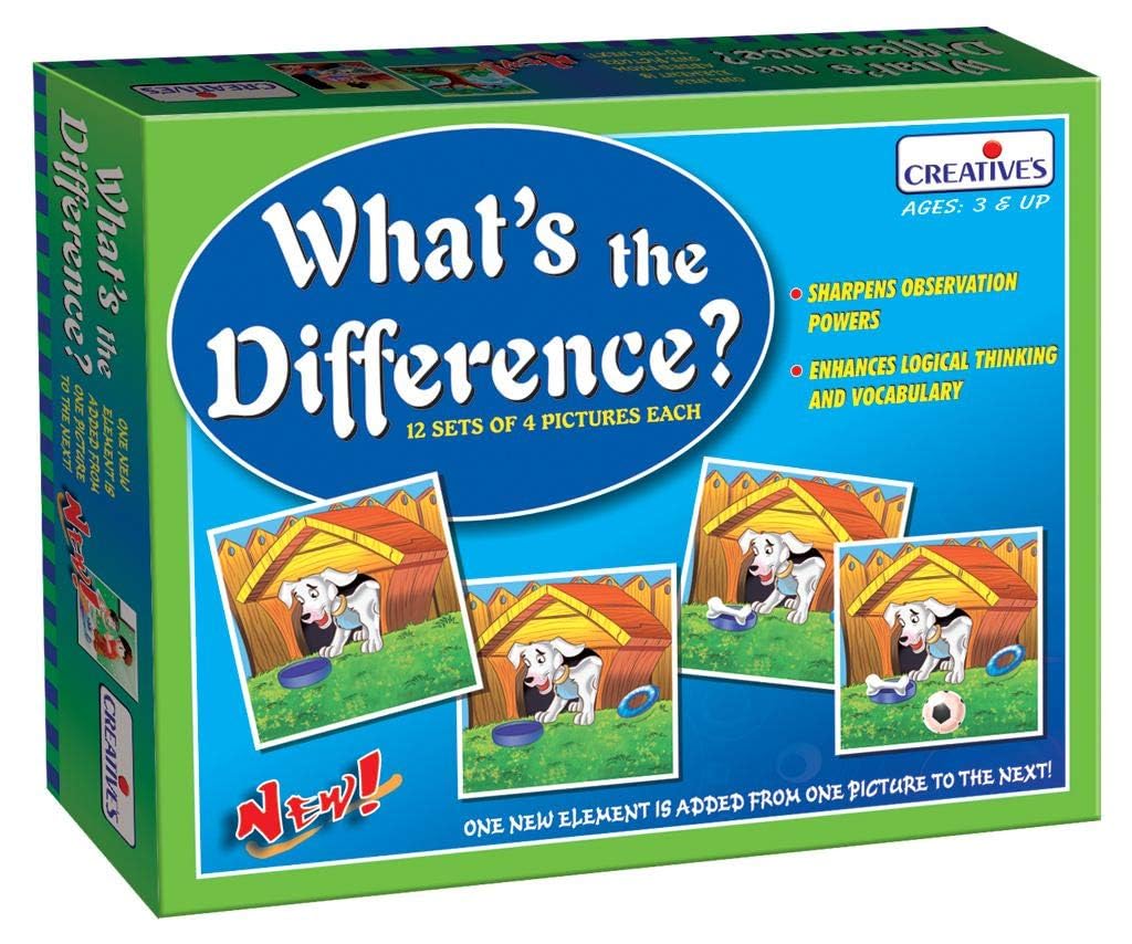 Creative’s What’s The Difference, Preschool Learning Activity Games