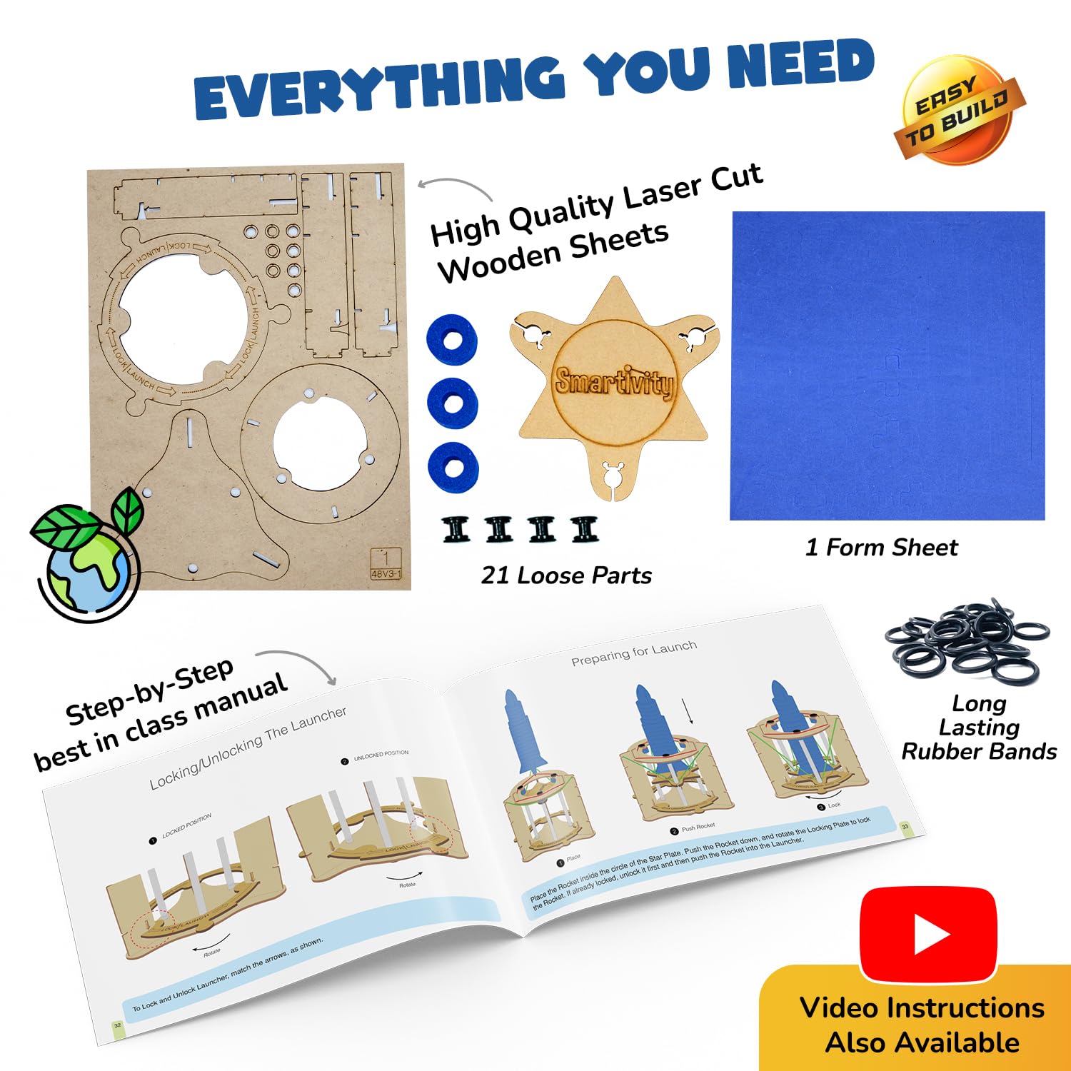 Smartivity Space Rocket DIY Science Kit