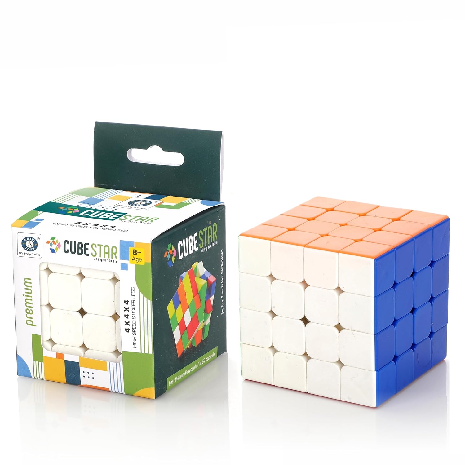 Aditi Toys Cube Star Premium 4x4 Speed Cube
