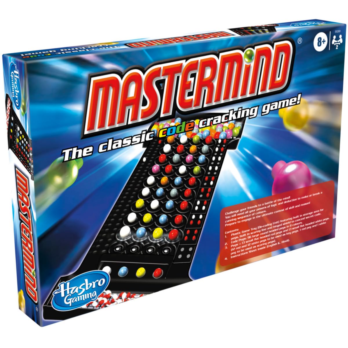 Hasbro Gaming Mastermind The Classic Code Cracking Game, Strategy Board Game for Kids and Adults