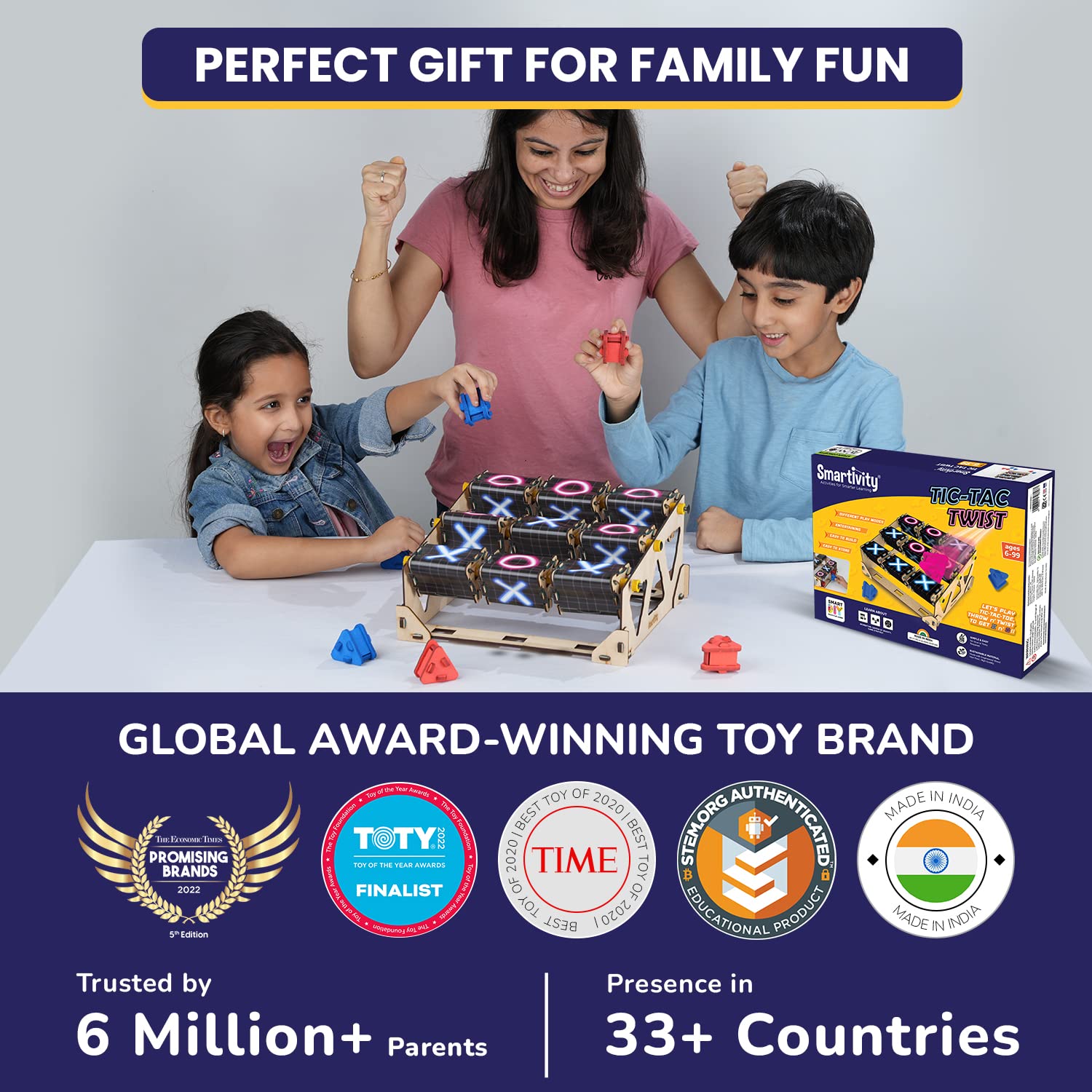 Smartivity Tic Tac Twist DIY Game