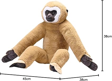 Wild Republic Art White Handed Gibbon 15 Inch
