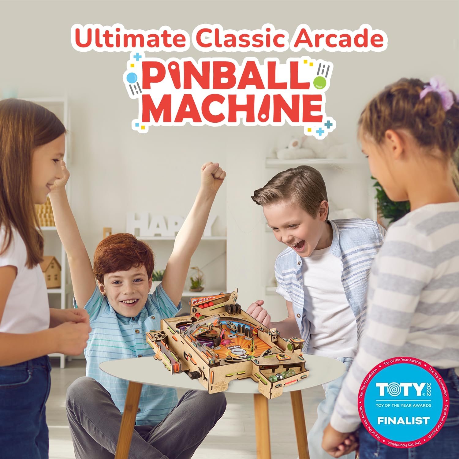 Smartivity Pinball Machine DIY Wood STEM Toy