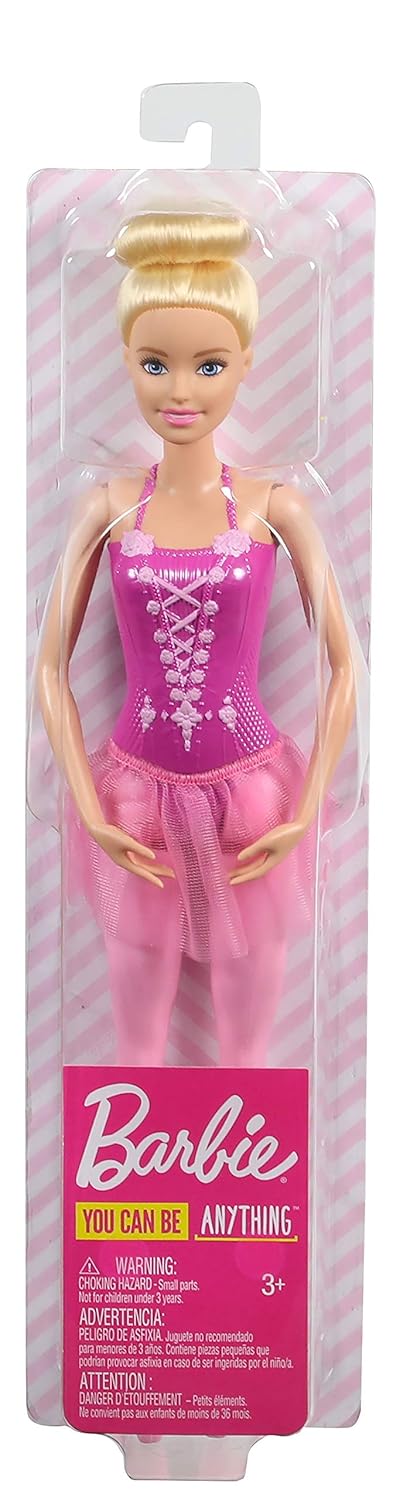 Barbie Ballerina Doll with Ballerina Outfit, Tutu, Sculpted Toe Shoes and Ballet-Posed Arms