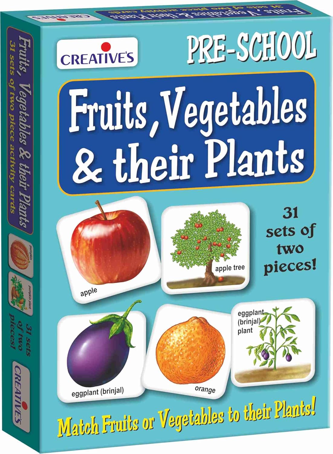 Creative's Fruits Vegetables & Their Plants, Learning & Educational
