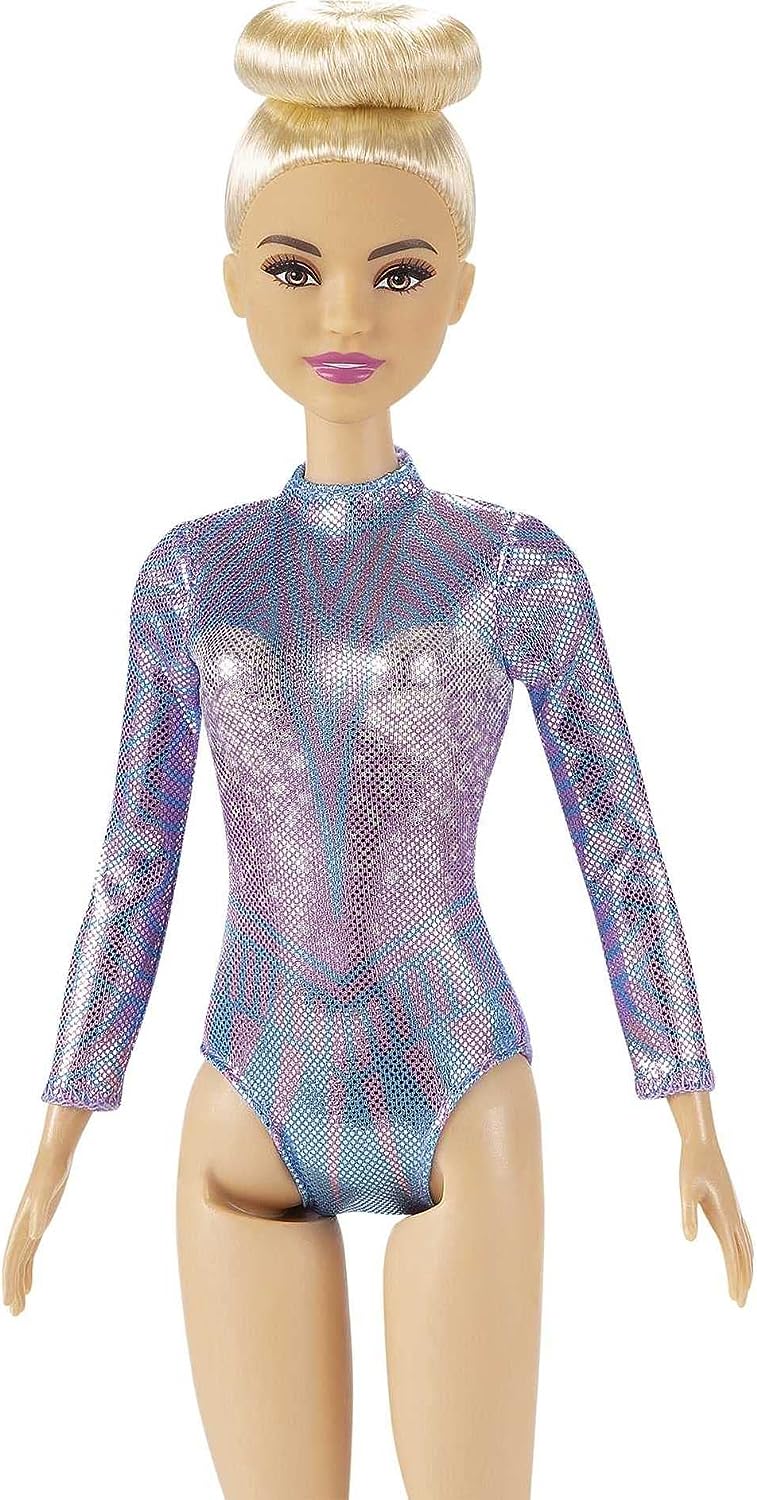 Barbie Rhythmic Gymnast 12 Inch Fashion Doll with Blonde Hair & Brown Eyes
