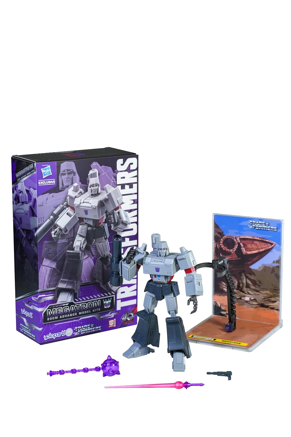 Transformers Authentics by YoloPark, Generation One - 20cm Megatron Model Kit - AMK Series