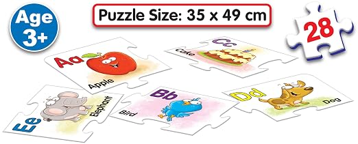 Frank Alphabet Floor Puzzle (28 Pieces) - Early Learner Jigsaw Puzzle with Alphabets