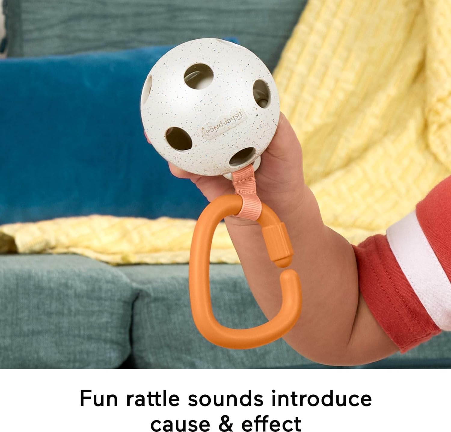 Fisher-Price Baby Toys Mini Me Moments Let’s Play Pickleball Set, 3 Sports-Themed Sensory Activities for Newborns
