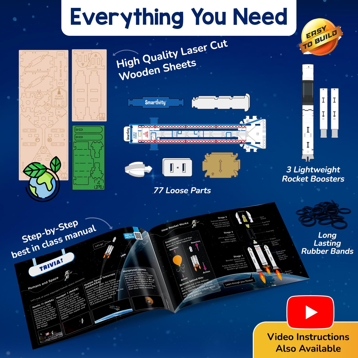 Smartivity Rocket Launcher DIY Toy