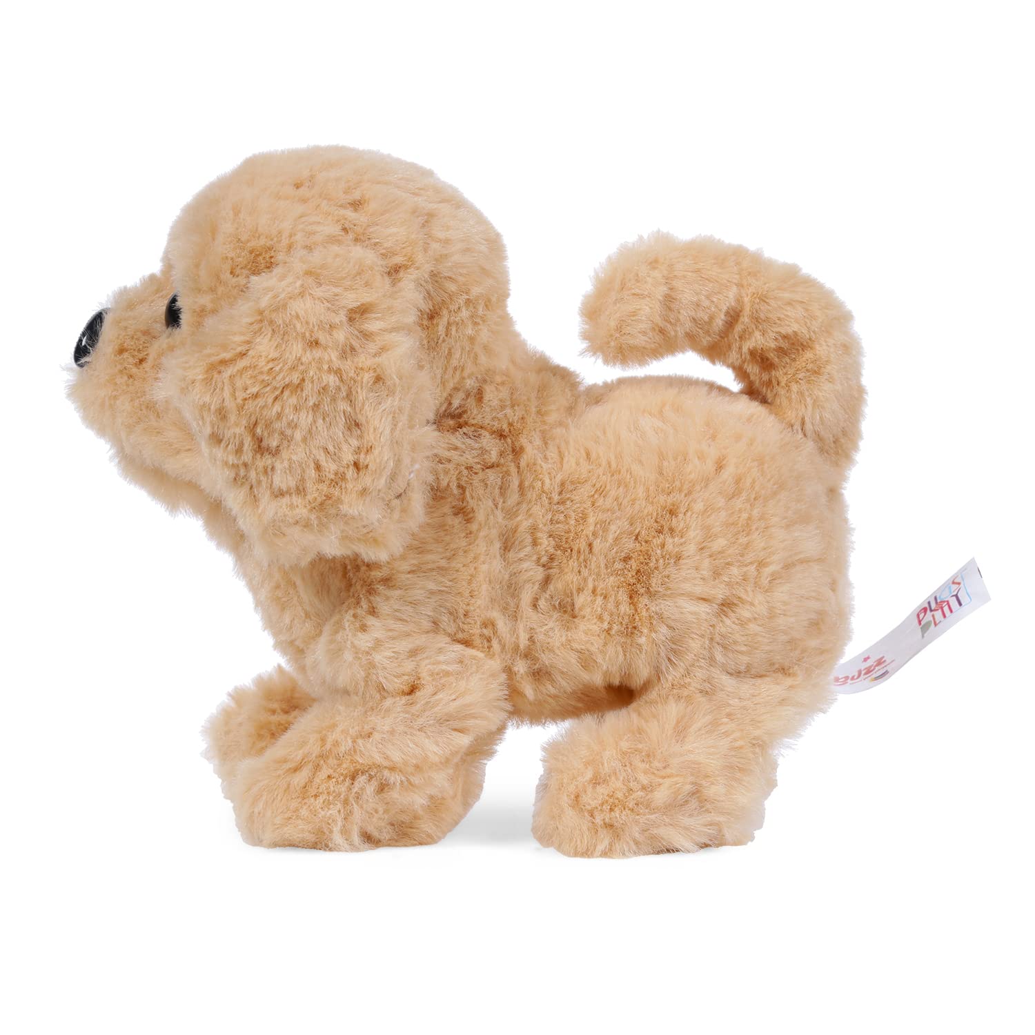 Rowan Fuzzbuzz Buddy Walking Dog Stuffed Toy, Cute Plushie
