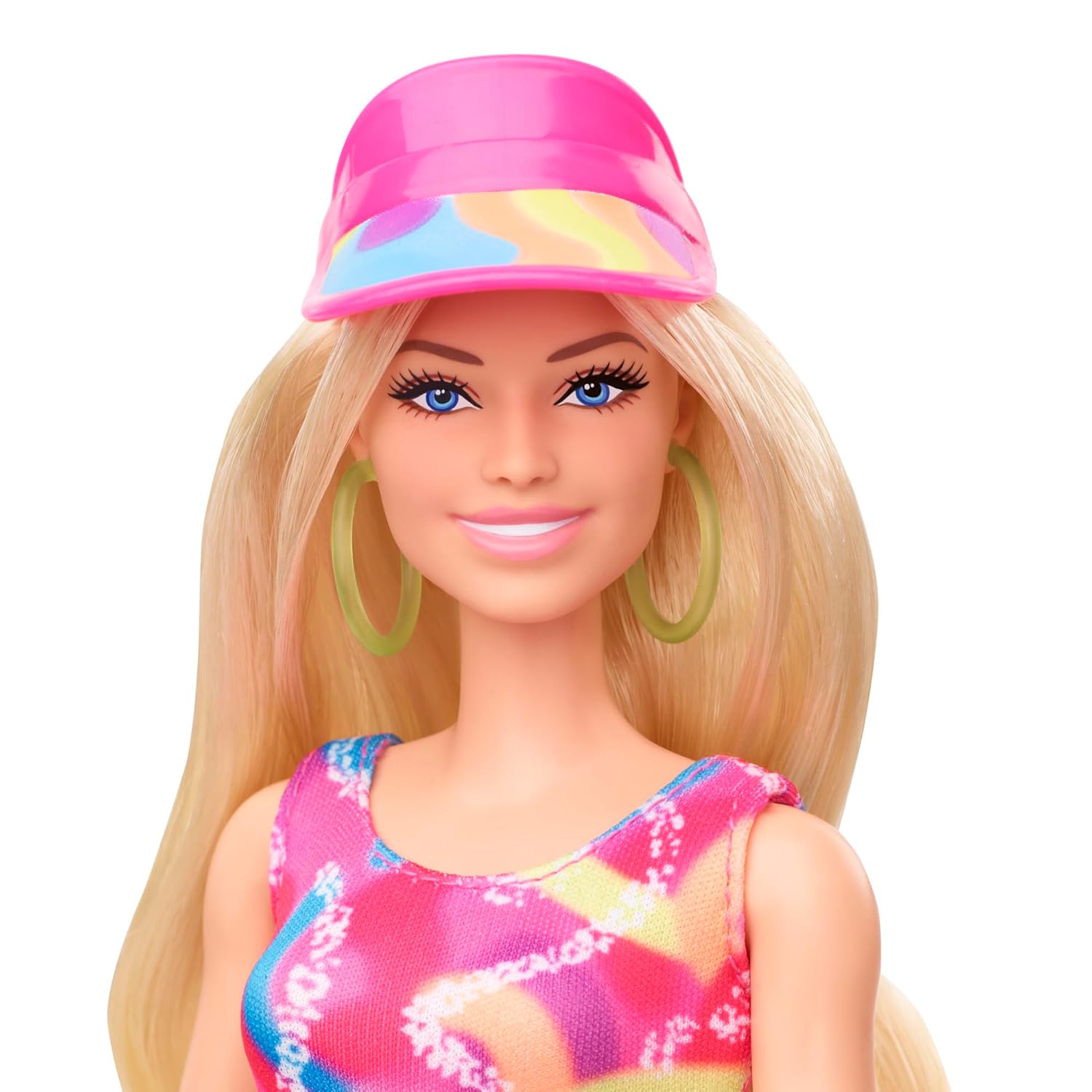 Barbie The Movie Doll, Margot Robbie, Inline Skating Doll Wearing Leotard, Biker Shorts and Inline Skates